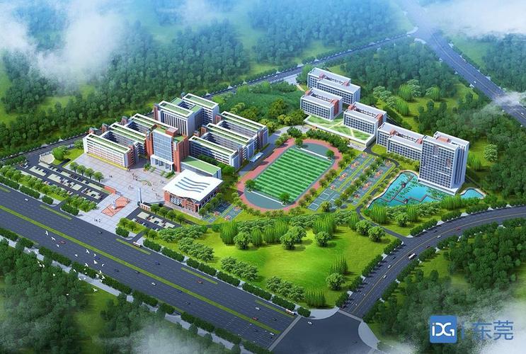 东莞重点项目之大朗大朗中学新校区动工总投资约54亿元预计明年9月投
